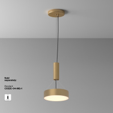 Потолочный светильник Zon 3000K 24W 120°, C032CL-24W3K-RD-MG