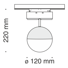 Трековый светильник Kiat S35 4000K 10Вт, TR017-2-10W4K-B