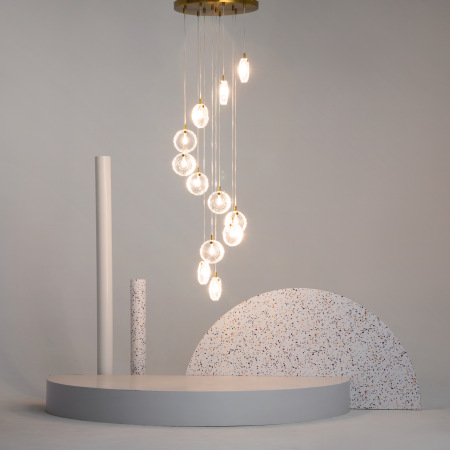 Подвесной светильник Frozen G4х12, MOD254PL-12BS