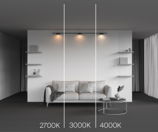 Трековый светильник Zon Levity 3000К 12Вт 100°, TR189-1-12W3K-B