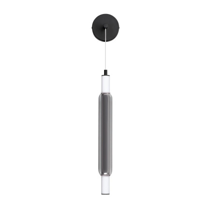 6556/15WL LEDIO LN25 черный/дымчатый/металл/акрил, стекло Бра LED 15W 4000К 220V TRENDY