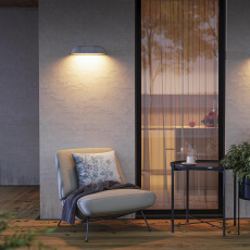 Светильник SP-BULFIN-WALL-L365-10W Warm3000 (WH, 120 deg, 230V) (Arlight, IP65 Бетон, 3 года)