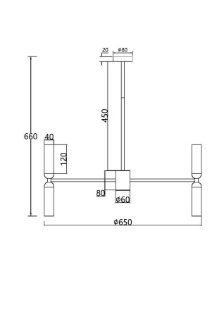 Подвесной светильник Memory G9х12, MOD177PL-12G