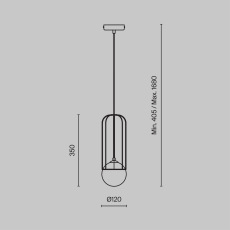 Подвесной светильник Telford P361PL-01G