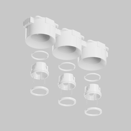 Встраиваемый светильник Intro GU10 9Вт IP20, DL110-GU10-W