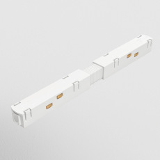 Коннектор питания прямой Gravity белый, TRA004PC-22W