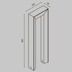 Ландшафтный светильник Outdoor O469FL-L12GF3K