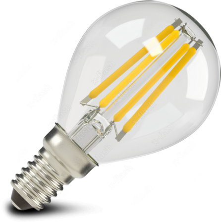 Светодиодная лампа филамент E14 FL P45 4W 220V, 48014