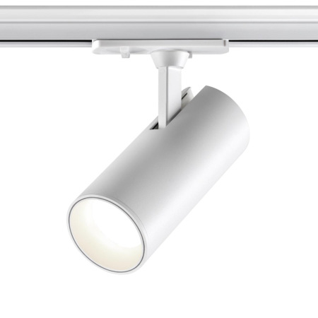 359156 PORT NT23 091 белый Светильник трековый однофазный двухжильный IP20 LED 24W 220V 4000К 2300Лм SELENE