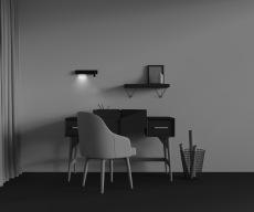 Настенный светильник (бра) Comodo 3000К 8Вт IP 20, C031WL-L8B3K1