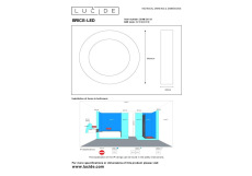 Потолочный светодиодный светильник Lucide Brice-Led 28116/30/31