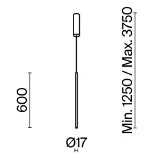 Подвесной светильник Halo 2600-3500К 11Вт, MOD246PL-L12BSK