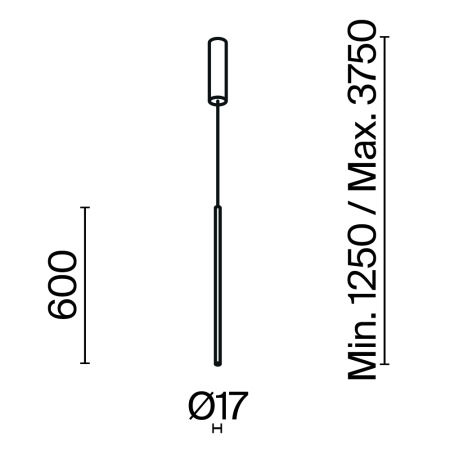 Подвесной светильник Halo 2600-3500К 11Вт, MOD246PL-L12BSK