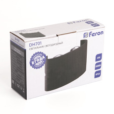 Светильник уличный светодиодный Feron DH701, 4*1W, 300Lm, 3000K, черный
