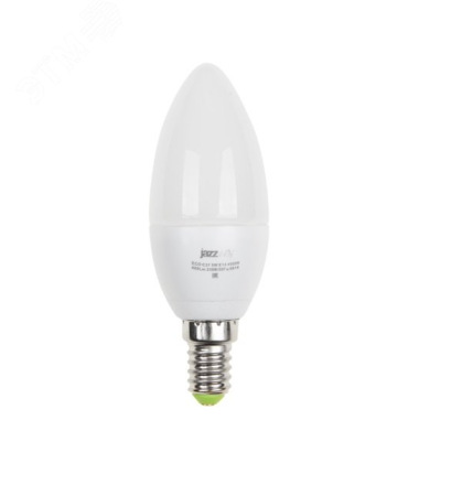 Лампа светодиодная PLED-ECO-C37 5w E14 3000K