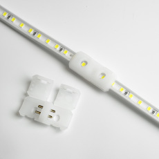 Светодиодная LED лента Feron LS710, 120SMD(2835)/м 10Вт/м 220V длина 25м, 3000K, IP65, с 1 сетевым шнуром, 2 заглушками, 2 коннекторами в комплекте, 48766