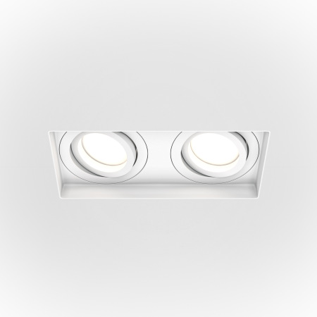 Встраиваемый светильник Atom GU10 2x50Вт DL003-02-W