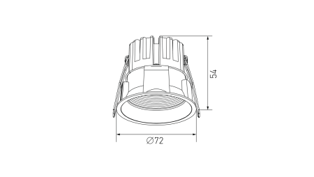 Светильник DesignLed DL-RE Белый, 8Вт, IP44, 011357