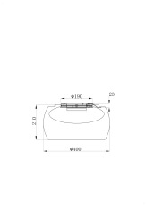Потолочный светильник Solen 3000К 16Вт, MOD074CL-L13B3K