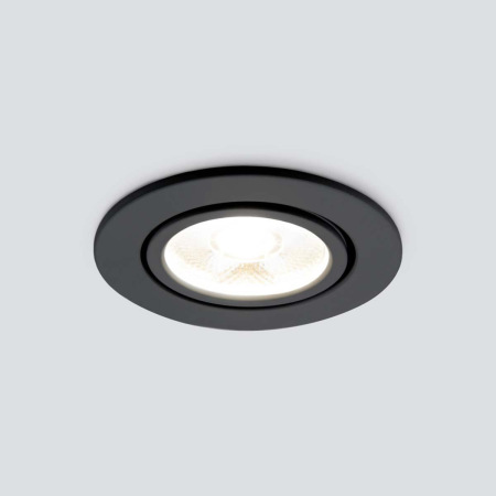 Встраиваемый светодиодный светильник Elektrostandard 15272/LED черный 4690389176593