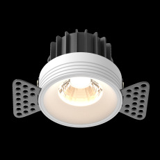 Встраиваемый светильник Round 3000K 12W 60°, DL058-12W3K-TRS-W