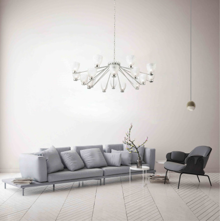 Люстра Ralar G9x18, MOD068PL-18CH