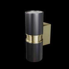 Настенный светильник (бра) Bowery GU10х2 50Вт IP 54, O582WL-02B