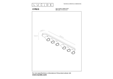 Светодиодный спот Lucide Xyrus-Led 23954/31/30