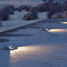 Встраиваемый светильник Flash 3000K 1Вт IP 67, O044DL-L1S3K1