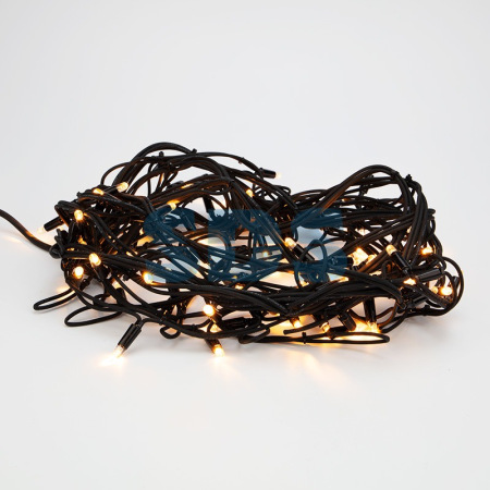 Гирлянда «Айсикл» («Бахрома») светодиодная 3,2х0,6 м,  88 LED,  черный провод каучук,  теплое белое свечение NEON-NIGHT