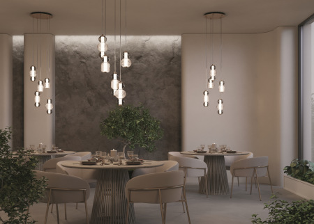 Подвесной светильник Drop 3000К 80Вт, MOD273PL-L80CH3K