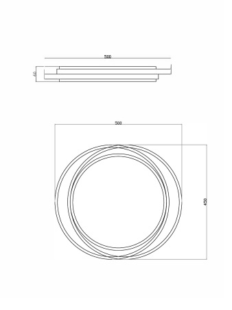 Потолочный светильник, FR10031CL-L98W