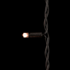 Гирлянда Бахрома 3,2 x 0,9 м Экстра Тепло-Белая 220В, 168 LED, Провод Черный Каучук, IP65