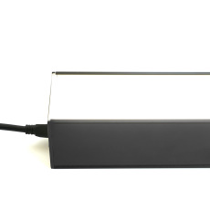 Светильник светодиодный линейный Feron AL4035 IP40 48W 6500К, рассеиватель матовый в алюминиевом корпусе, черный 1500*70*55мм