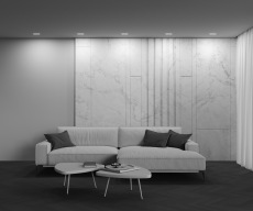 Встраиваемый светильник Basis 3000K-6000K 12Вт 112°, DL066-12W3-6K-TRS-W