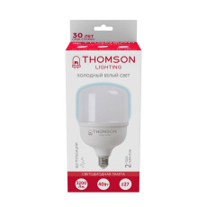 Лампа светодиодная Thomson E27 40W 6500K цилиндр матовая TH-B2365