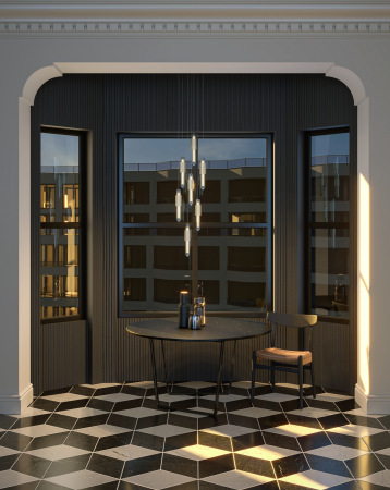 Подвесной светильник Verticale 3000К 8Вт, MOD308PL-L9CG3K