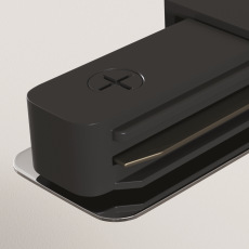 Коннектор прямой Unity черный, TRA001C-11B