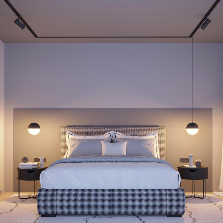 Трек встраиваемый LGD-4TR-TRACK-F-2000-BK-M (D) (Arlight, IP20 Металл, 3 года)