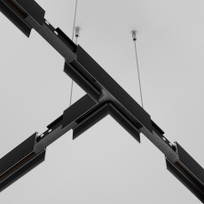 Коннектор питания Т-образный Exility черный TRA034CWT-42B