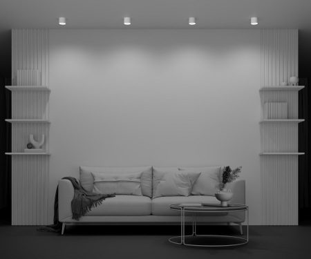 Потолочный светильник Glam GX53 15Вт, C096L-GX53-WBS