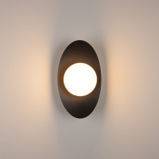 Светильник SP-PERLEN-WALL-L350-6W Warm3200-MIX (BK, 150 deg, 230V, TOUCH-DIM) (Arlight, IP20 Металл, 5 лет)