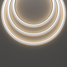 Гибкий неон 16x16 24В 10Вт/м 3000K IP67 10м (вертикальный изгиб)