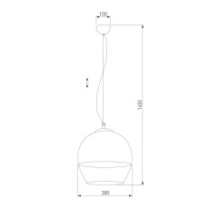 Подвесной светильник TK Lighting 3343 Boulette