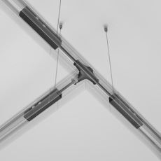 Коннектор питания Т-образный Exility черный TRA034CWT-42B