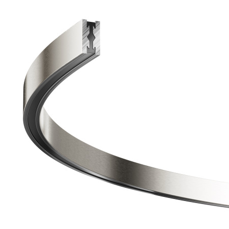 Шинопровод полукруг 650 мм Flarity платина, TRX154-SR-D650-PT