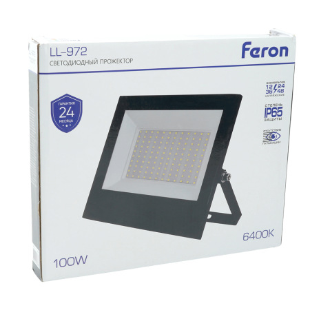 фото Светодиодный прожектор Feron LL-972IP65 100W 6400K