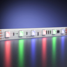 Светодиодная лента 24В 5050 14,4Вт/м RGB 5м IP68, 201249