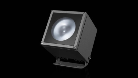 Архитектурный точечный фасадный светодиодный прожектор Гранит125 S-COB 24-CW