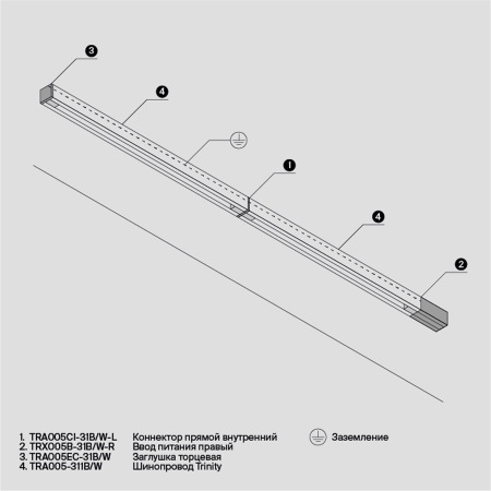Шинопровод busbar trunking TRX005-311W